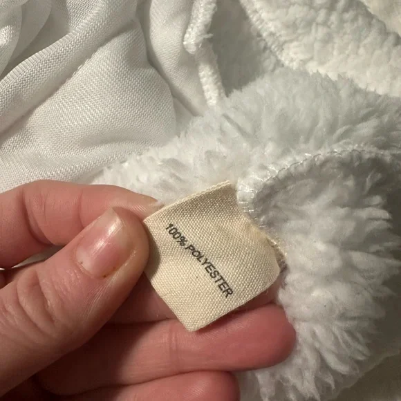 Jen and Co. Fleece Jacket - White and Gray - Picture 4 of 4